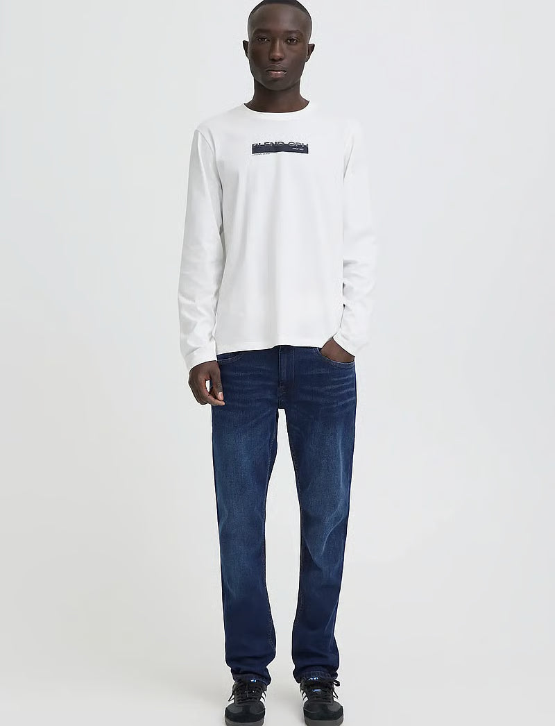 Blend Noos Twister - Slim/Regular Fit | Dark Blue Wash
